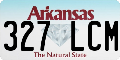 AR license plate 327LCM