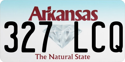 AR license plate 327LCQ