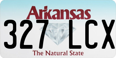 AR license plate 327LCX