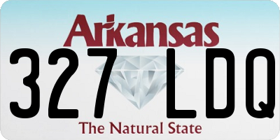 AR license plate 327LDQ