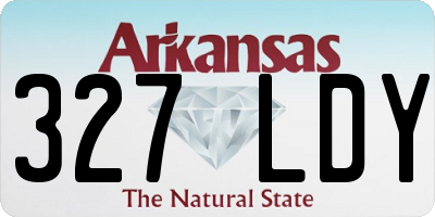 AR license plate 327LDY