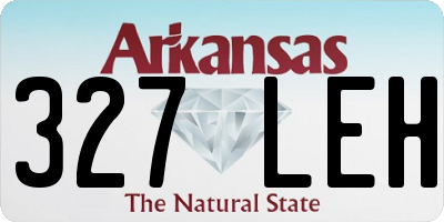 AR license plate 327LEH