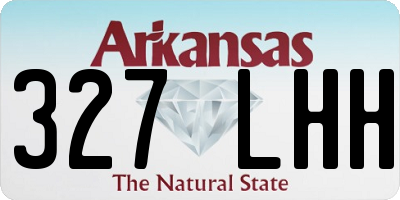 AR license plate 327LHH