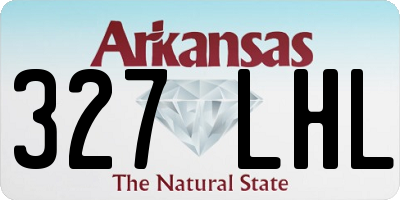 AR license plate 327LHL