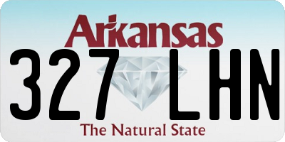 AR license plate 327LHN