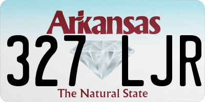 AR license plate 327LJR