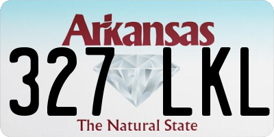AR license plate 327LKL