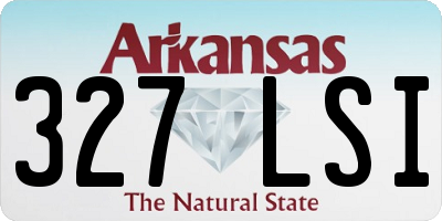 AR license plate 327LSI