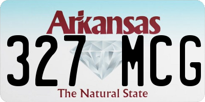AR license plate 327MCG