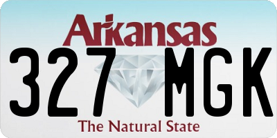 AR license plate 327MGK