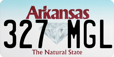 AR license plate 327MGL