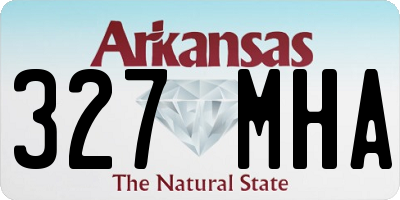 AR license plate 327MHA