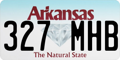 AR license plate 327MHB