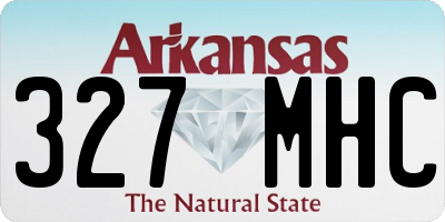 AR license plate 327MHC