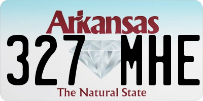 AR license plate 327MHE