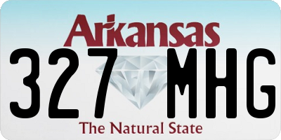 AR license plate 327MHG