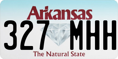AR license plate 327MHH