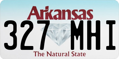 AR license plate 327MHI