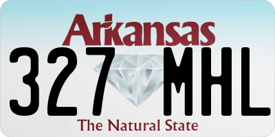 AR license plate 327MHL