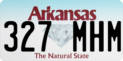 AR license plate 327MHM