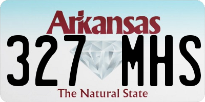 AR license plate 327MHS