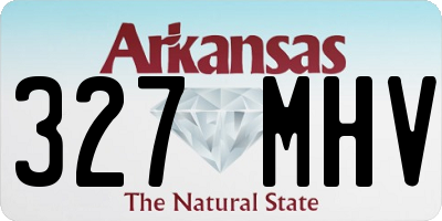 AR license plate 327MHV
