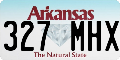 AR license plate 327MHX
