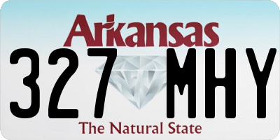 AR license plate 327MHY