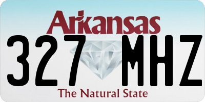 AR license plate 327MHZ