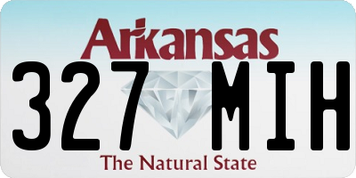 AR license plate 327MIH