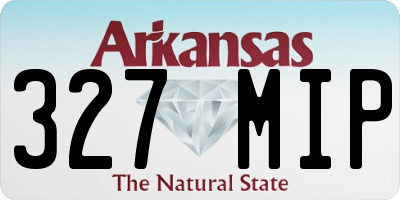 AR license plate 327MIP