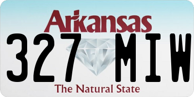 AR license plate 327MIW