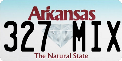 AR license plate 327MIX