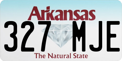 AR license plate 327MJE