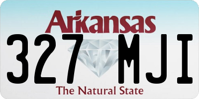 AR license plate 327MJI