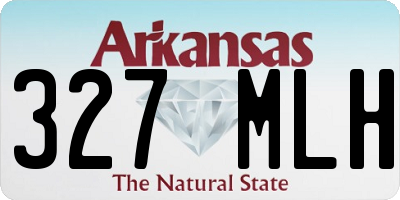 AR license plate 327MLH