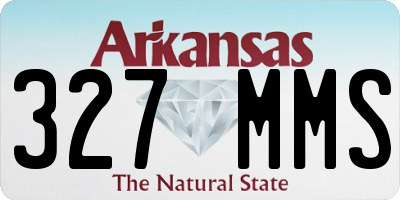 AR license plate 327MMS