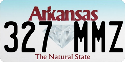 AR license plate 327MMZ