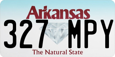 AR license plate 327MPY