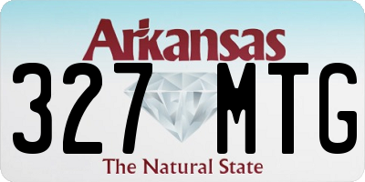 AR license plate 327MTG