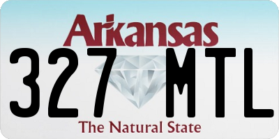 AR license plate 327MTL