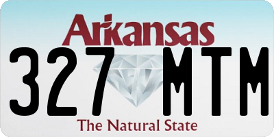AR license plate 327MTM