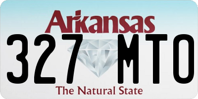 AR license plate 327MTO