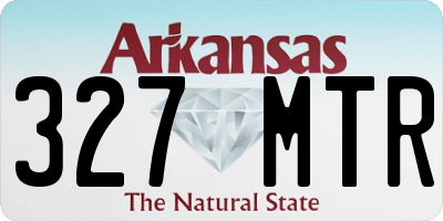 AR license plate 327MTR