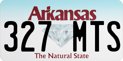 AR license plate 327MTS