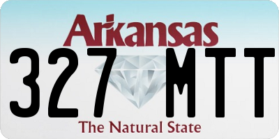 AR license plate 327MTT
