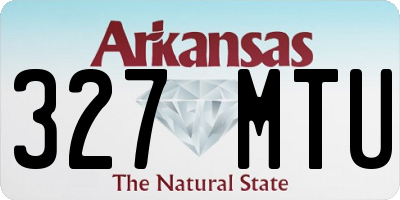 AR license plate 327MTU