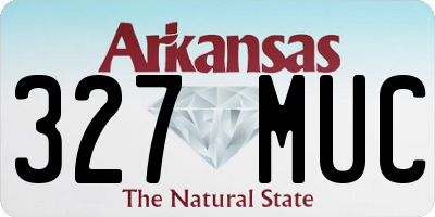 AR license plate 327MUC