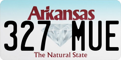AR license plate 327MUE