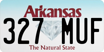 AR license plate 327MUF